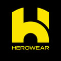 HeroWear stacked logo lockup